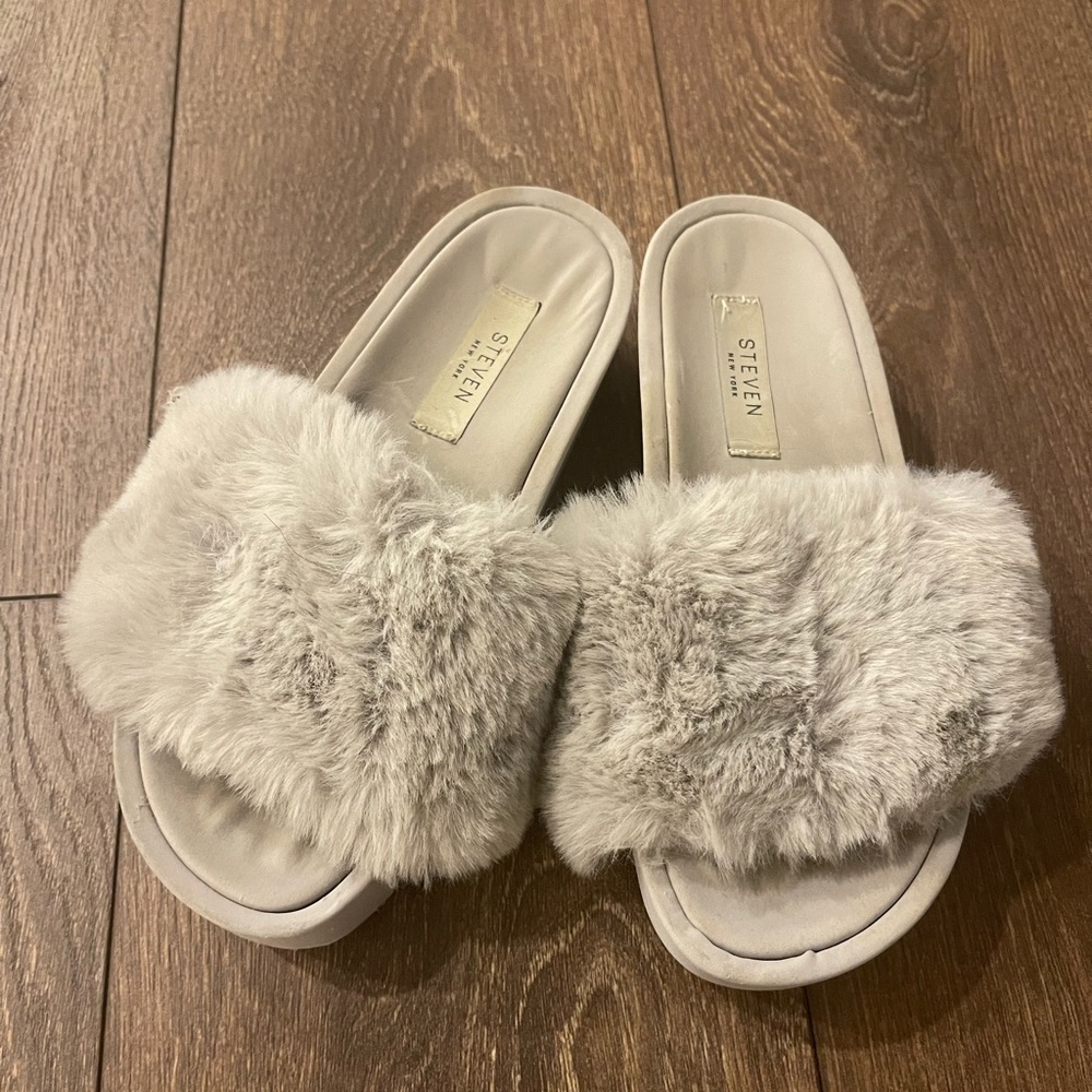 Steven New York platform slippers